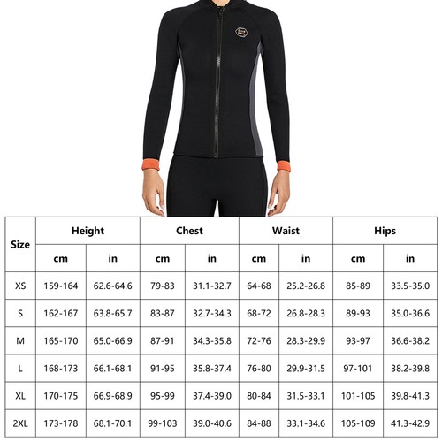 Women 3mm neoprene wetsuit - neoprene,