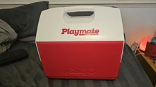 IGLOO PLAYMATE ELITE COOL BOX LUNCH INSULATED PORTABLE  RED / WHITE COOLER