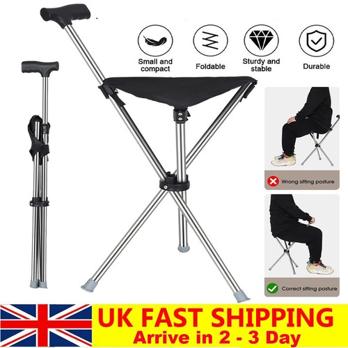Folding portable walking - folding, stick