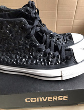 Converse Chuck Taylor All Star Black Rhinestone High Top UK 5 VGC Sneakers
