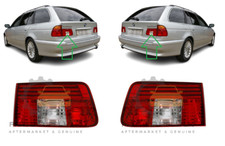 NEW FOR BMW 5 E39 ESTATE 2000 - 2004 REAR TAIL LIGHT LAMP PAIR SET INNER