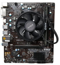 MSI A320M-A PRO Ryzen 3 3200G 8GB DDR4 Socket AM4 Motherboard Bundle