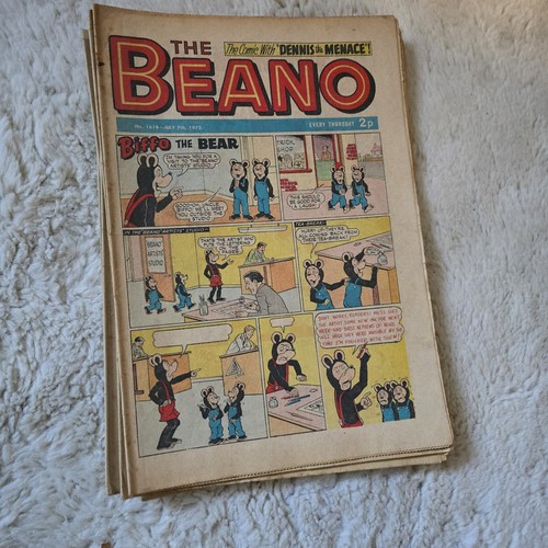 vintage beano comics