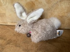 Jellycat Vibrating Bobtail Bunny Rabbit Small Beige White Retired Rare Working