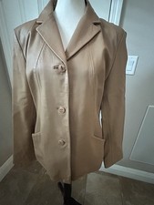Kenneth Cole Leather Blazer