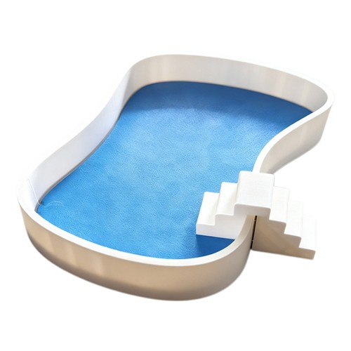 Miniature swimming pool model - miniature,