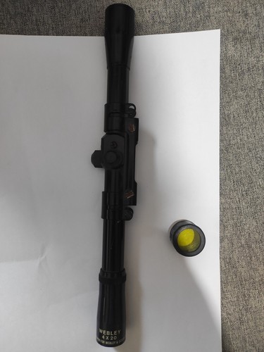 Vintage webley 4x20 rifle - webley,
