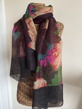 Large Silk/Wool Organza Scarf