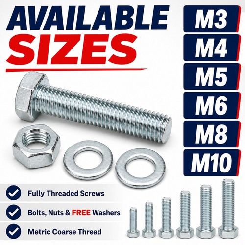 Bolts and nuts - nuts, m8