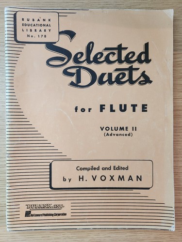 Selected duets for flute vol - duets,