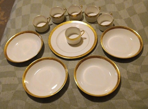 Limoges porcelain white and - 4,