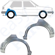 VOLKSWAGEN GOLF II 2 1983-1992 5 DOOR REAR WHEEL ARCH REPAIR PANEL / PAIR