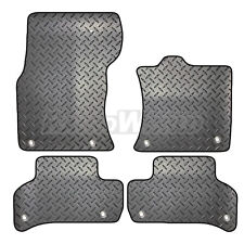 Tailored Rubber Car Mats for Jaguar XE 2015+ Onwards 8 Clips