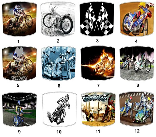 Speedway bikes lampshades - speedway,