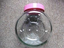 PAIR (2) M&S EMPTY GLASS JARS