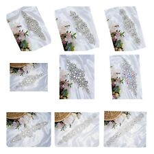 Sparkling Mixed Size Iron-On Rhinestone Appliques Hotfix Crystal Bling Motif DIY