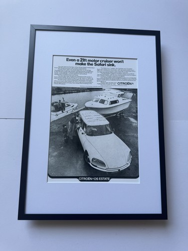 New framed print citroen - print, ds