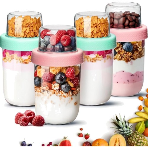 Airtight glass overnight oats - airtight,