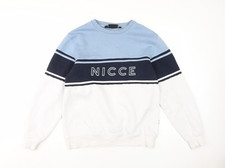 Nicce Men's Multicoloured Pullover Sweatshirt L