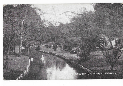 Postcard buxton view - ,