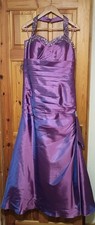 Cadbury Purple Formal / Bridesmaid Dress  (  Custom Made ) Size UK 12/14