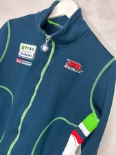 Suzuki Jacket Mens Small Blue GSX-R Fixi Racing MotoGP Super Bikes Full Zip