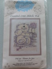 NEW, ANCHOR BLANC, FOREVER FRIENDS, COUNTED CROSS STITCH KIT. 'FLOWERS FOR YOU'.