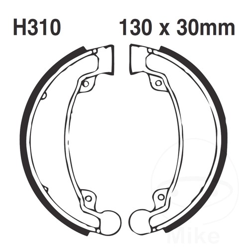 Ebc brake shoes grooved inc - ebc,
