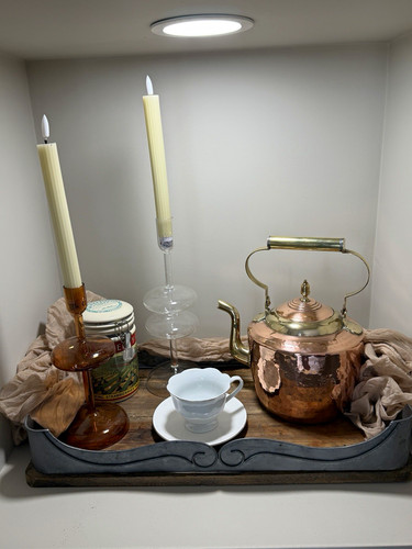 Copper kettle with lid - kettle,