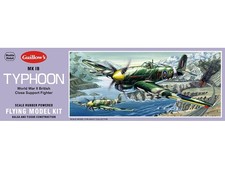 Hawker Typhoon 457mm Wingspan Flying Model Balsa Aircraft Kit from Guillow's