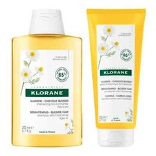  DUO Klorane Shampoo 200ml + Conditioner 200ml Blond Highlights with chamomile