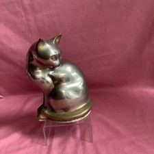 Retro Siamese Cat Silvered