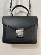 MCM TRACY SATCHEL In Black