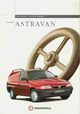 Vauxhall Astra Van Mk3 1995-96 UK Market Sales Brochure Epic Merit LS