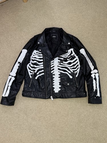 Zara xxl black biker jacket - biker,