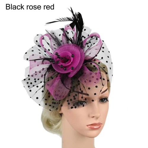 Large wedding fascinator - wedding,