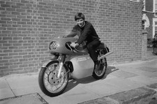 Motorcycle racer Paul Dunstall