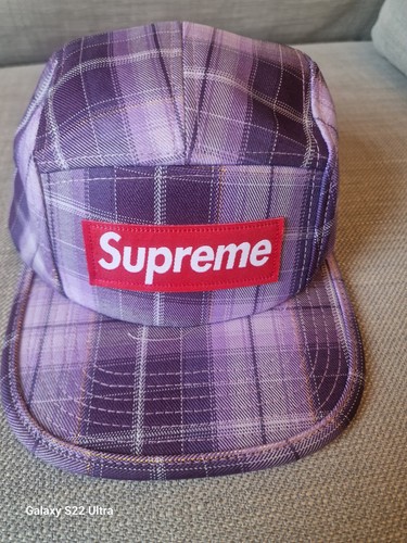 Supreme panel cap purple - supreme,