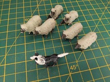 Vintage Britains Sheep & Sheep Dog QX01N19791