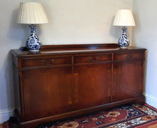 Vintage Burr Yew Wood Three