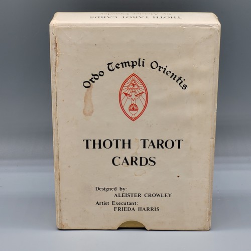 Vtg 1960 thoth tarot - thoth, card