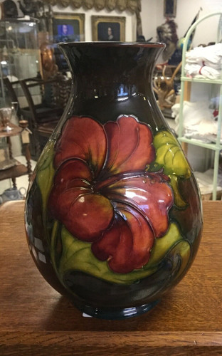 Moorcroft flambe vase - w.moorcroft,