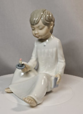 Vintage Spanish Porcelain Figurine, 'Boy with Candle' by Zaphir (Lladro) #567 G