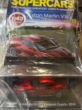1/43 Aston Martin V12 Vanquish Zagato -2016- Supercars Collection + Magazine New