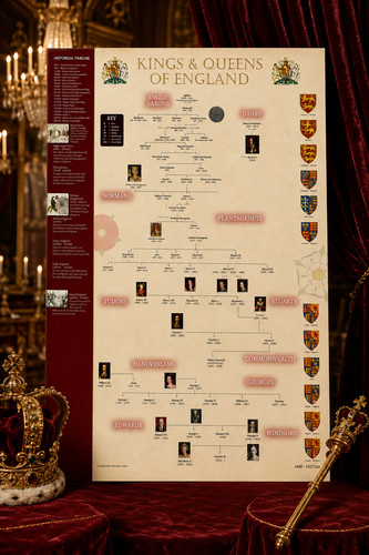 Kings and queens england a3 - england,