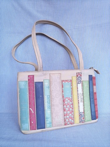 Yoshi cream leather - leather, 'bookworm'