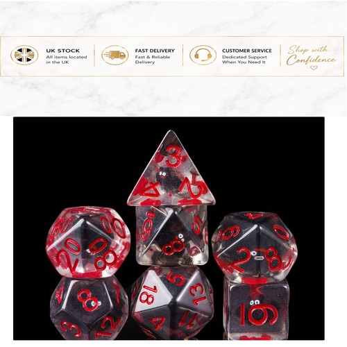 Unique polyhedral dice set - unique,