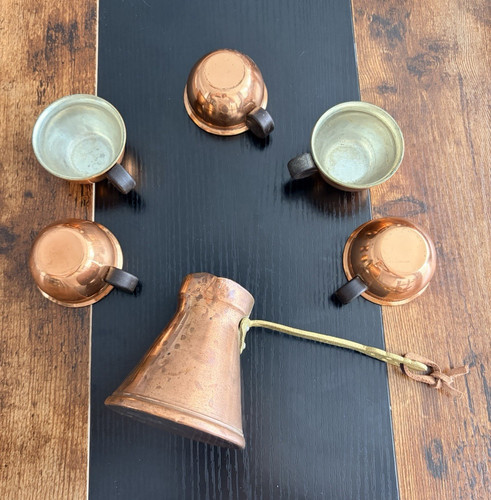Vintage copper turkish - copper, coffee