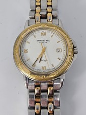 2000s Men's Raymond Weil Tango 5560 Swiss Made Quartz Date 7 Jewels 35mm Watch