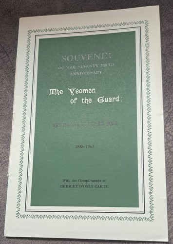 1963 oyly carte programme - carte,